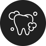  Ícone para mostrar que o Gel Dental Remineralizador da New White repara esmalte